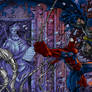 Batman Spiderman Colorized
