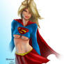 Colorized - Supergirl Painted