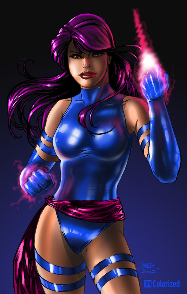 Colorized - Psylocke