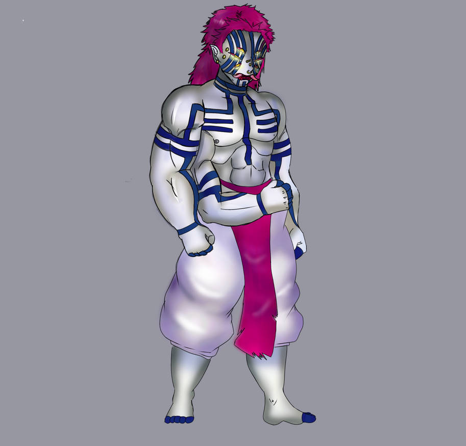 Akaza R36 Akaza Redesign by TheKinginyellowstand on DeviantArt