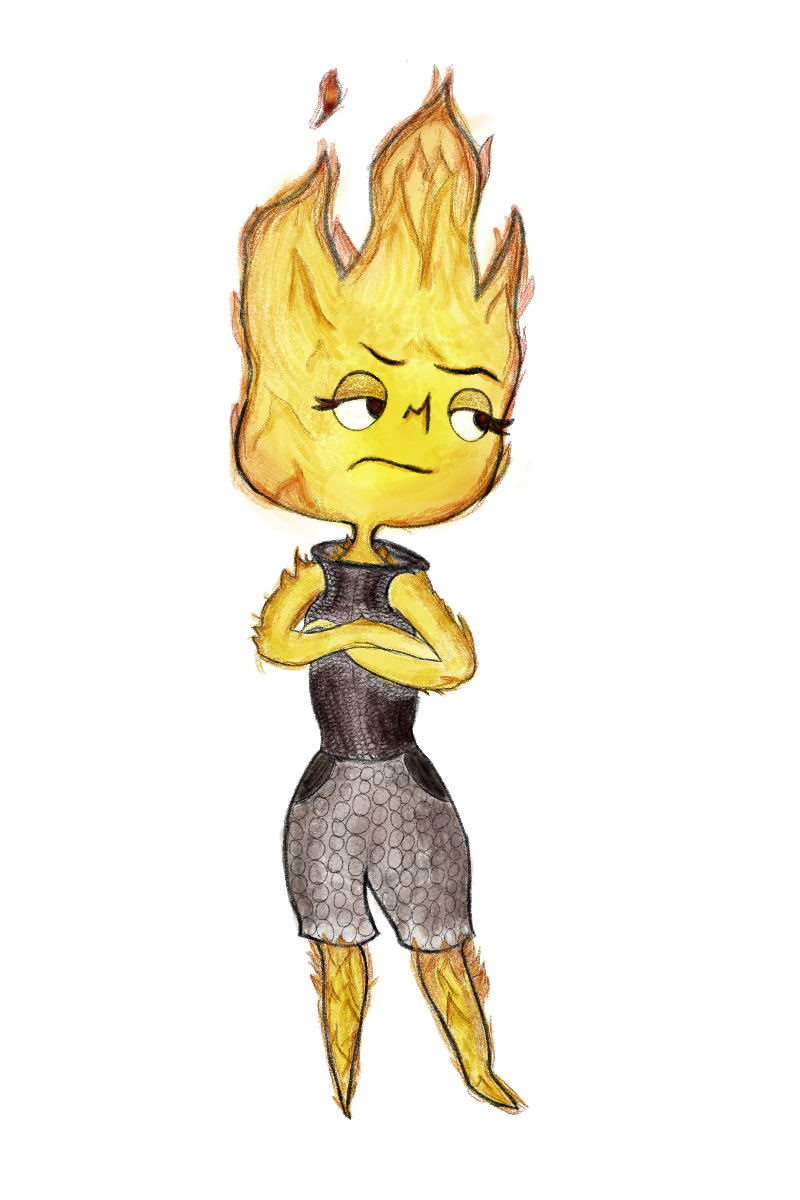 Ember (Pixar's Elemental) by Molacarthy on DeviantArt