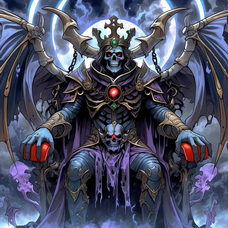 Zombie Ruler Lich, Ruler of Zombie World by LightNDarknessArt on DeviantArt