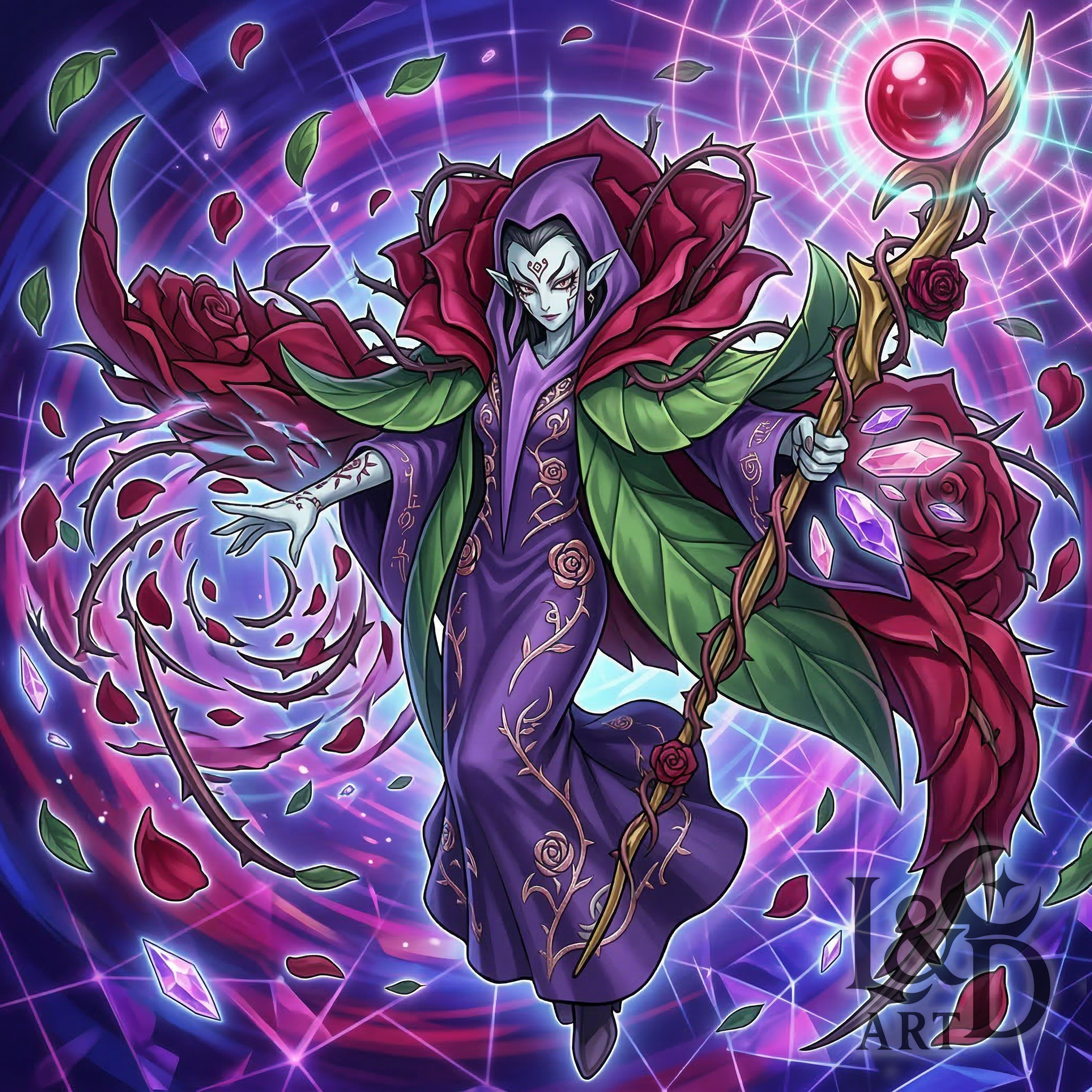 Psychic Rosa Psychic Rose Witch by LightNDarknessArt on DeviantArt