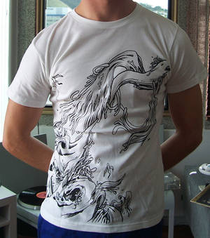 Dragon Wave Shirt Printed