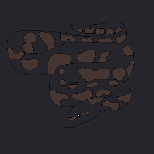 Dark Python Drawing by lilkanyongmail on DeviantArt