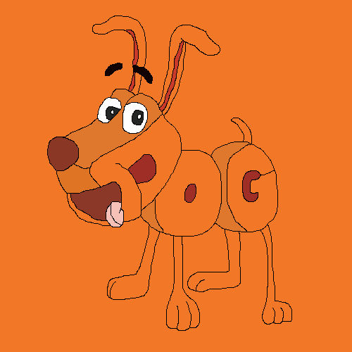 Dog (Word World) Drawing by lilkanyongmail on DeviantArt