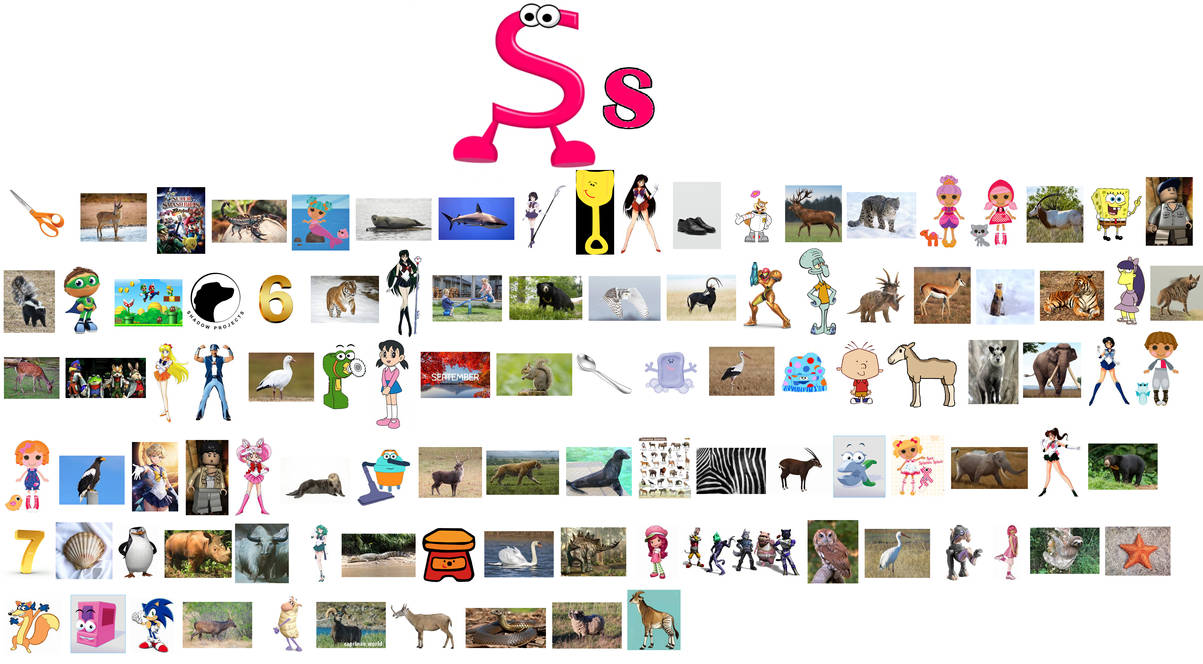 S Objects (My 3rd Version) by lilkanyongmail on DeviantArt