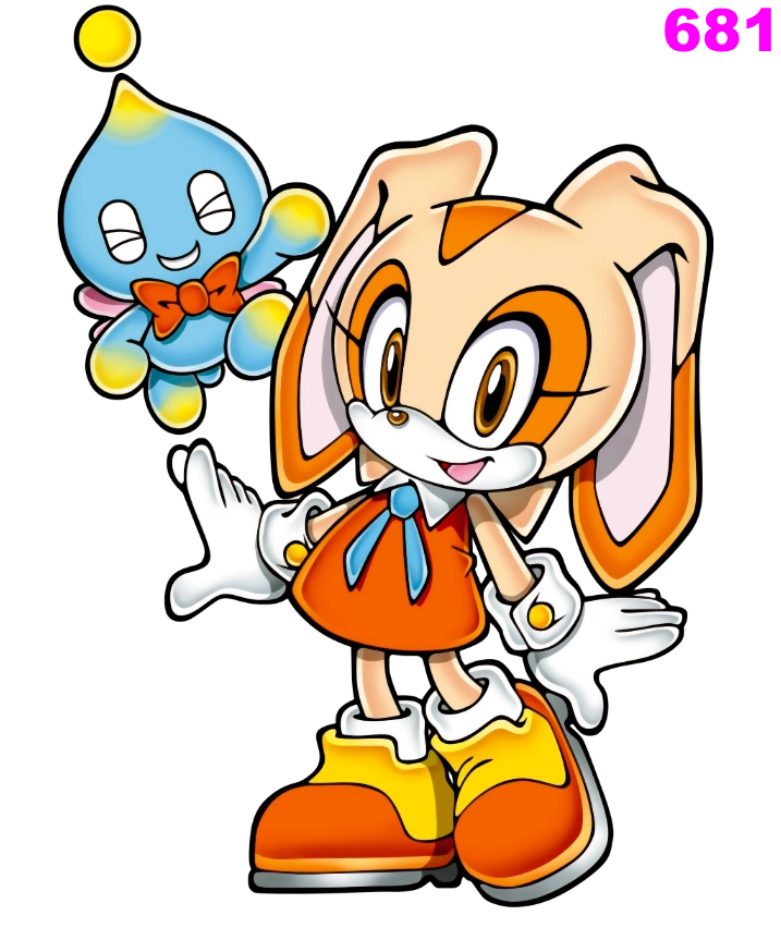 Objects: Cream The Rabbit by lilkanyongmail on DeviantArt