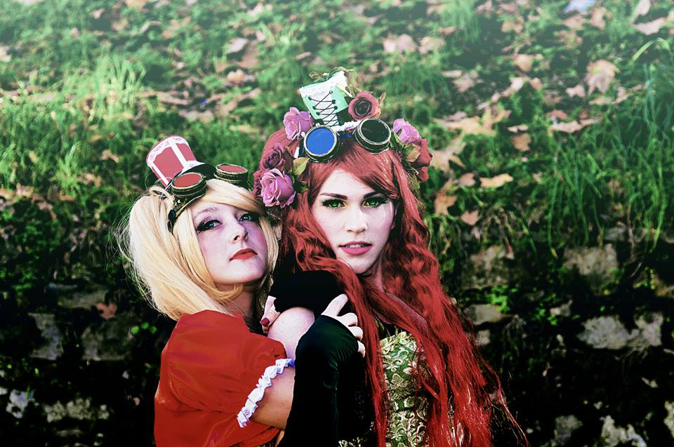 Steampunk!Harley Quinn And Poison Ivy VI