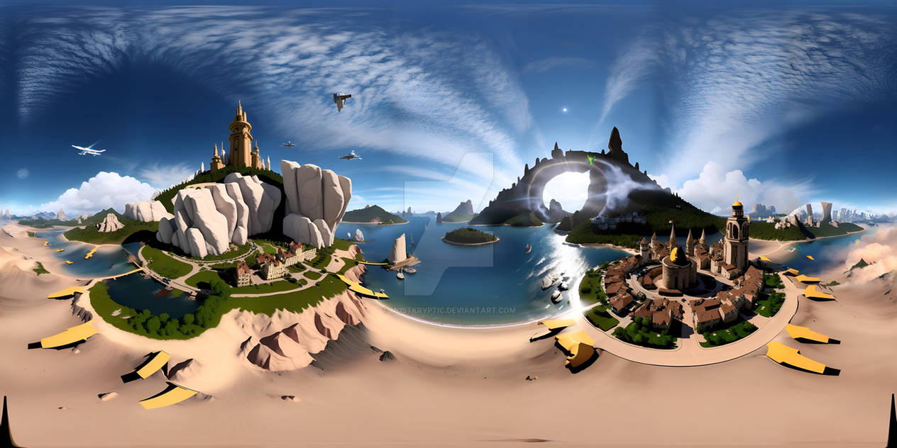 Ultramassive Sky Cloud Island by MostKryptic on DeviantArt