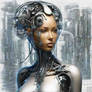 Future Evolved Biomechanical Woman