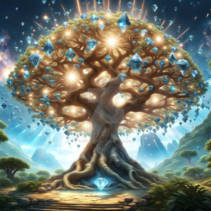 Diamond Light Tree Tree Of Diamonds 5 by MostKryptic on DeviantArt