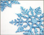 cold blue snowflake by SweetJoyCreations