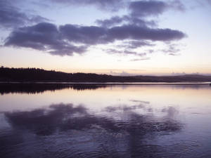 The Loch in the Sunset