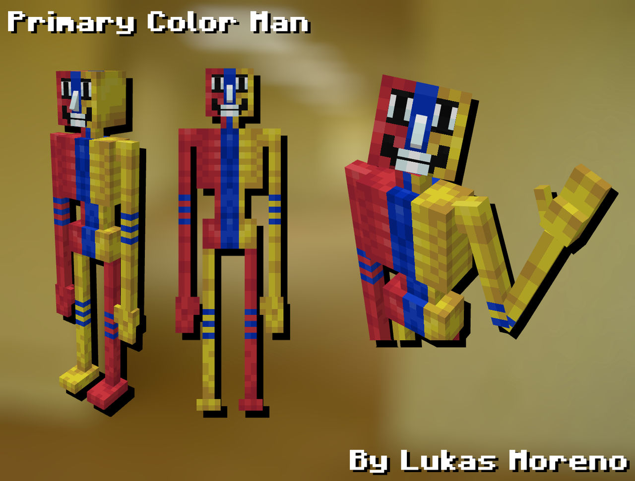 Primary Color Man by LukasM0reno on DeviantArt