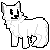 Free-Use Wolf Pixel Icon