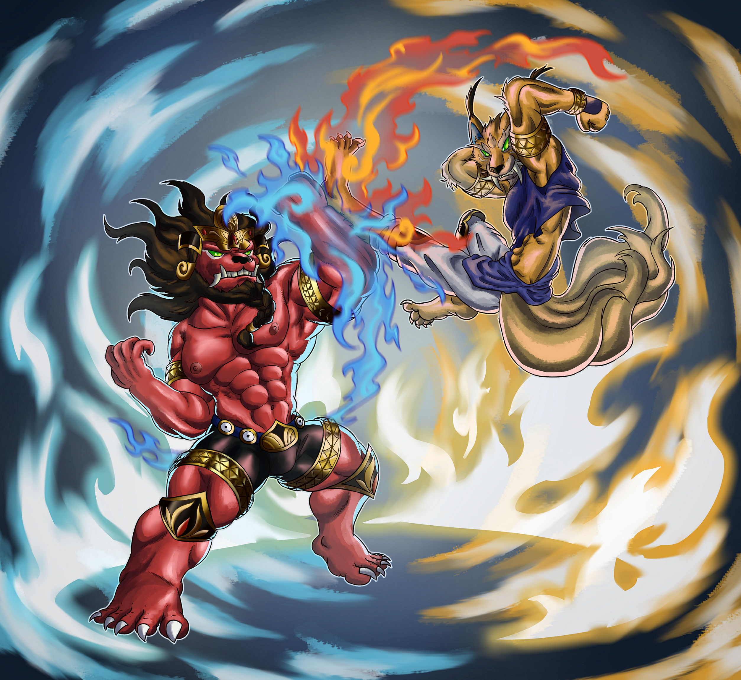 Fire King Avatar Shayka by BatMed on DeviantArt