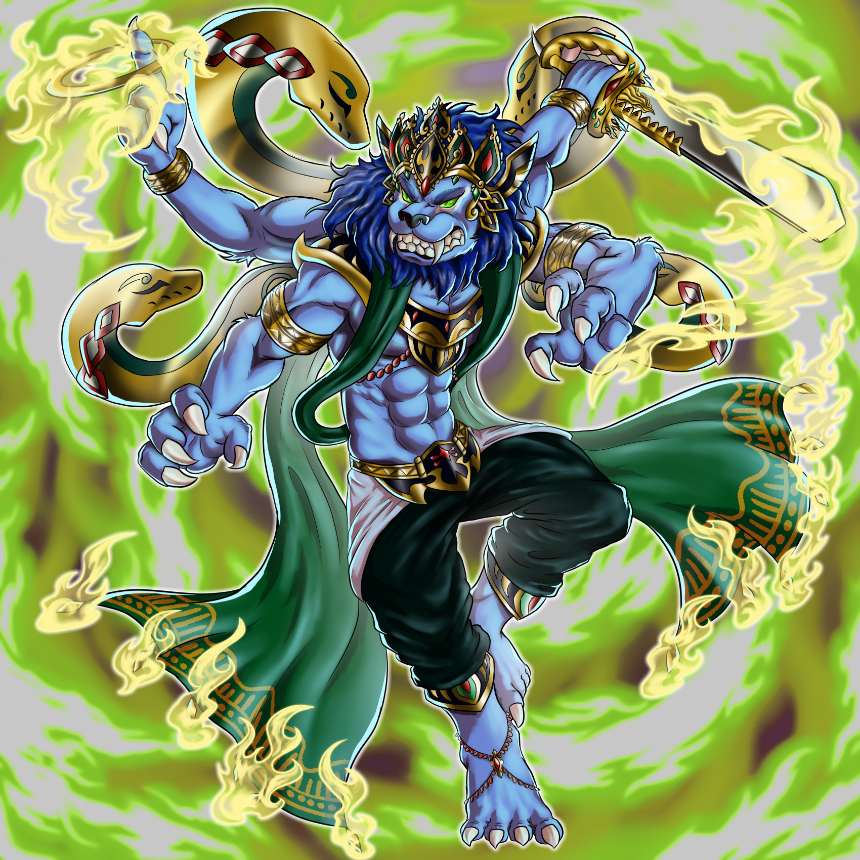 Fire King Avatar Shayka by BatMed on DeviantArt