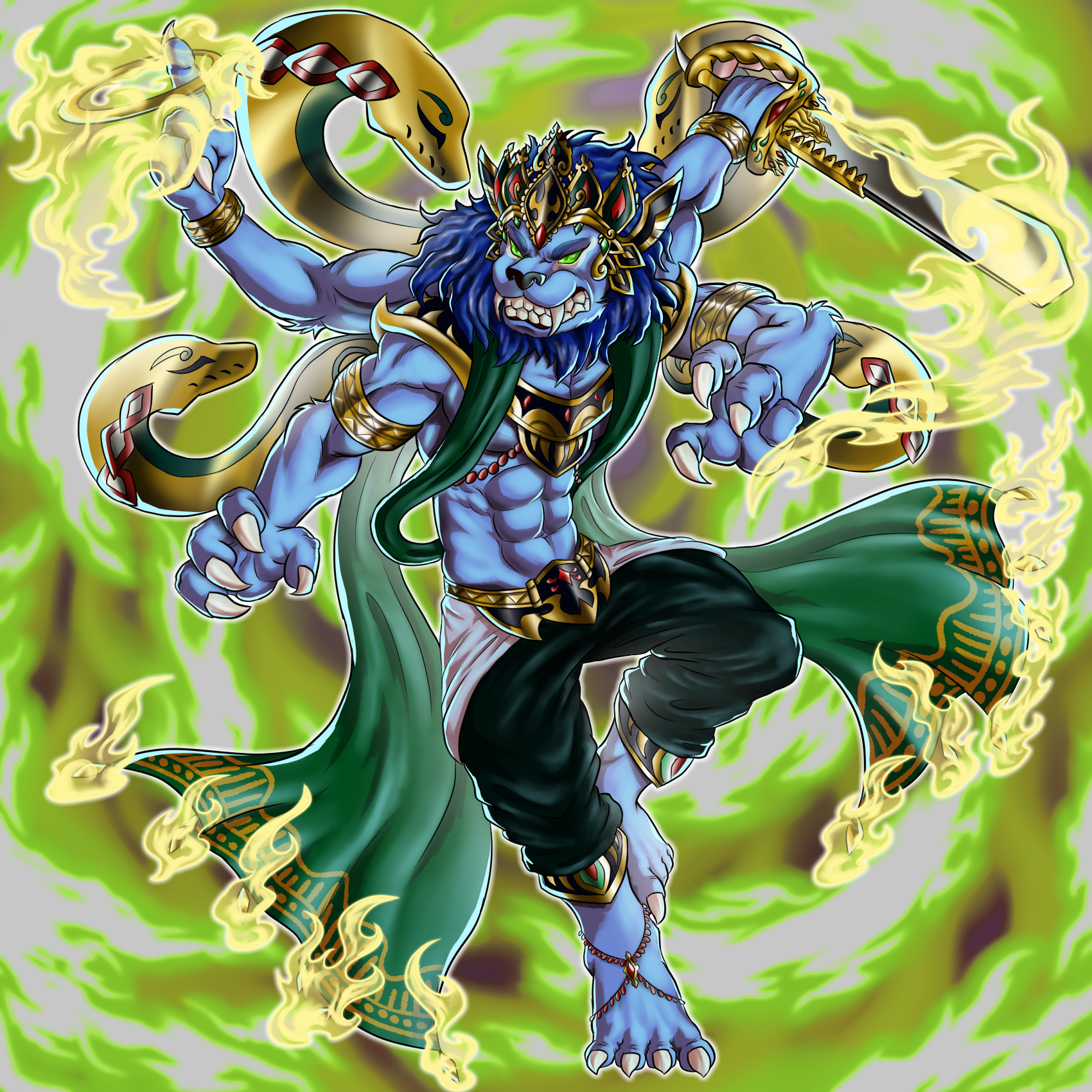 Fire King Avatar Hanuman by AlanMac95 on DeviantArt