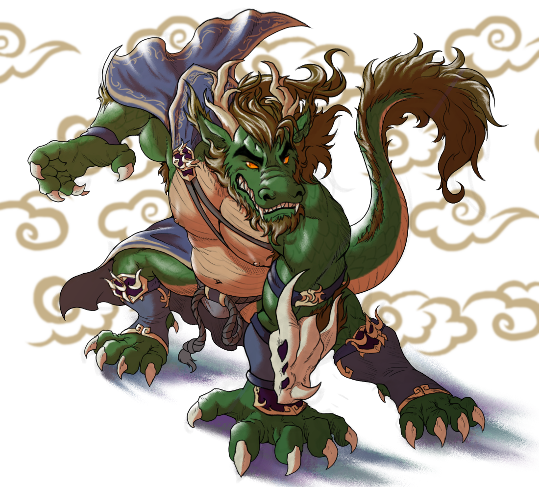 Eastern Dragon Rework Weretober 30: eastern dragon by NikeAguaraguazu on DeviantArt