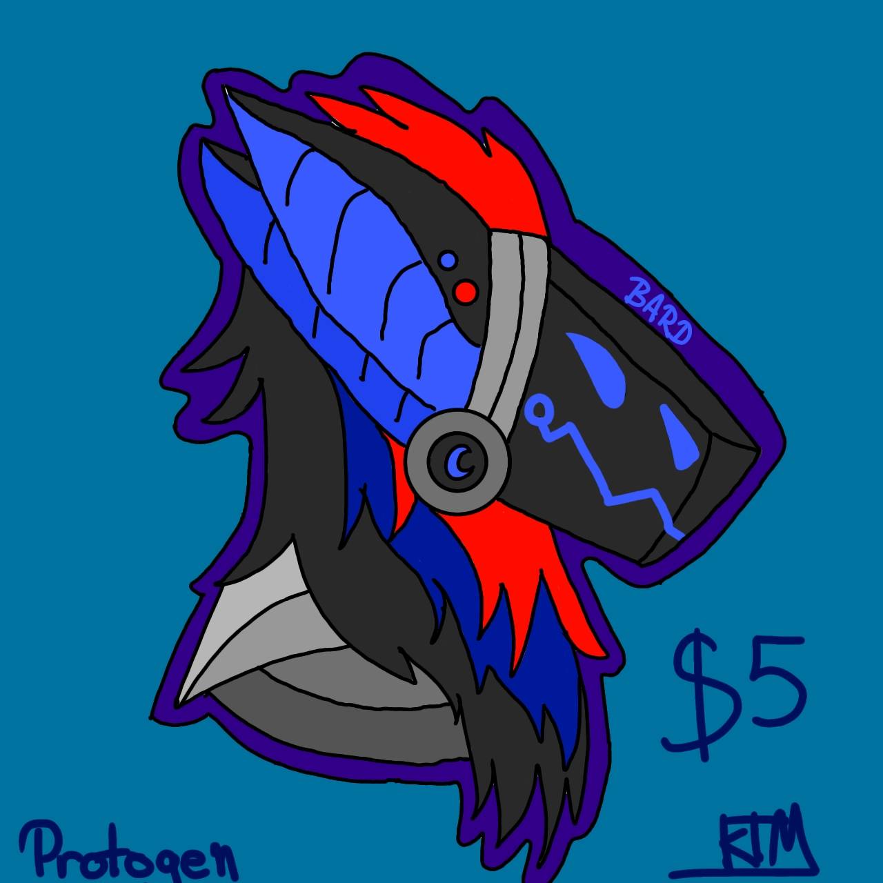 Bard the protogen (up for adoption $5) +$3ref shet by KTMArtt483 on ...