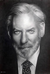 Donald Sutherland by EDthepencil