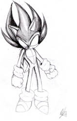 Dark Super Sonic Sketch