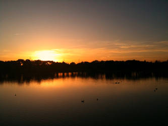 Atardecer en Polvoranca