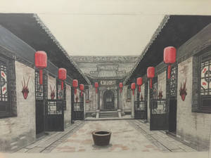 Courtyard of Red Lanterns