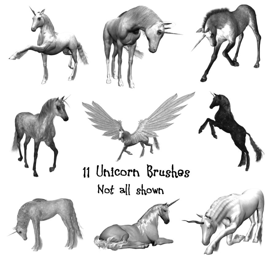 11 Unicorn PS Brushes