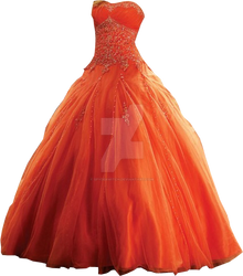 Orange Gown