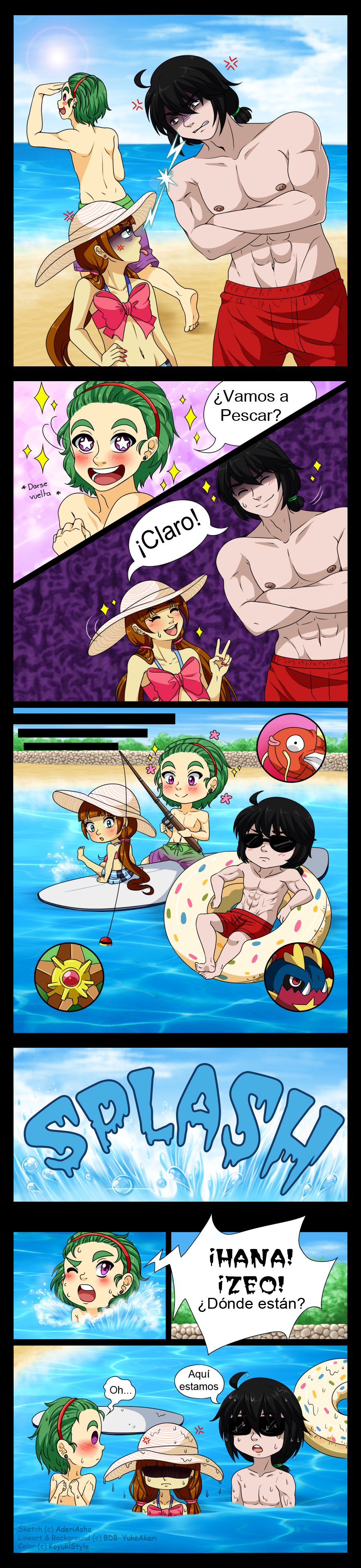 [AA2] Evento Pesca - Koujiro - Zeo - Hanna