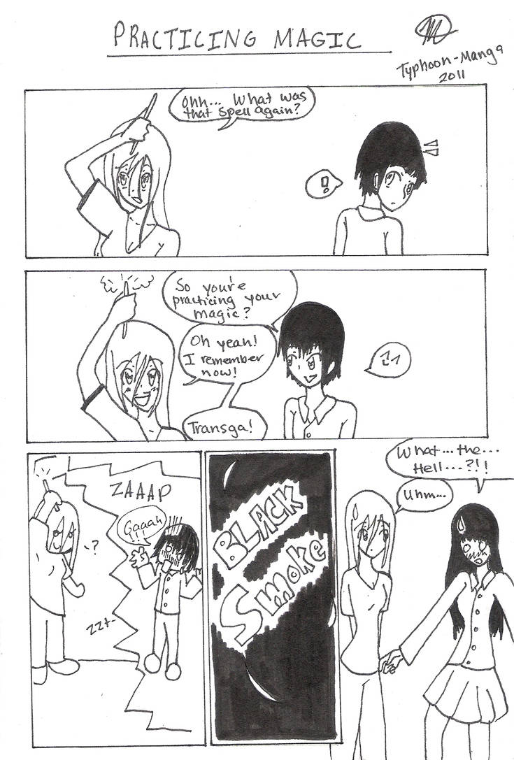 Practicing Magic by Typhoon-Manga on DeviantArt