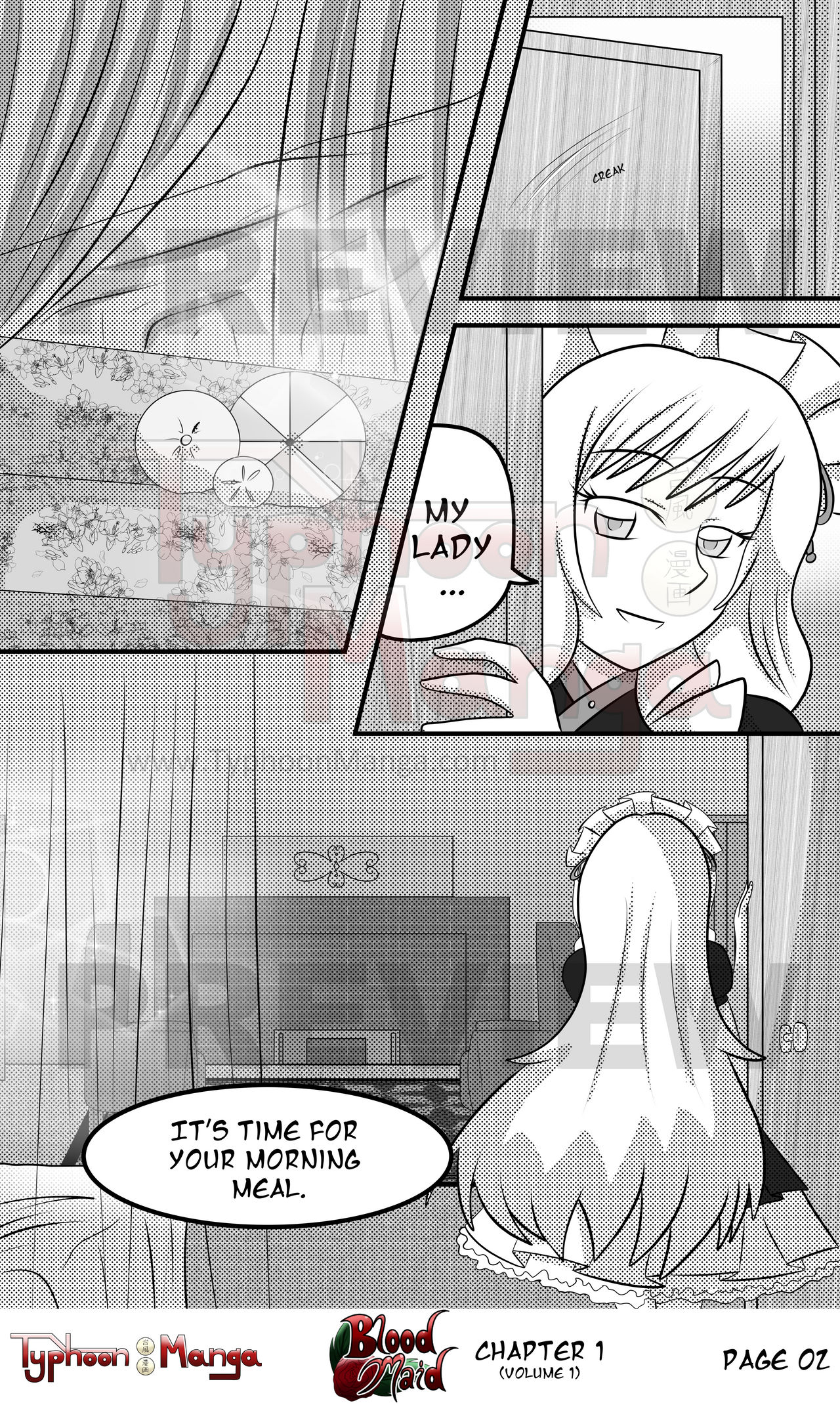 Lady And Maid Chapter 1 Blood Maid Chapter 1 - Preview Page 2 by Typhoon-Manga on DeviantArt