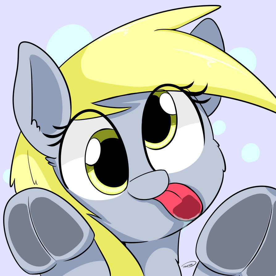 Derpy on the screen by Taurson on DeviantArt
