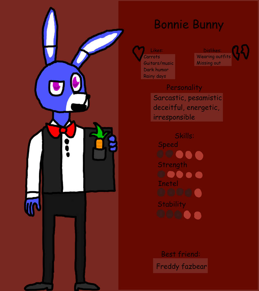 Bonnie ref sheet by SoNSoExists on DeviantArt