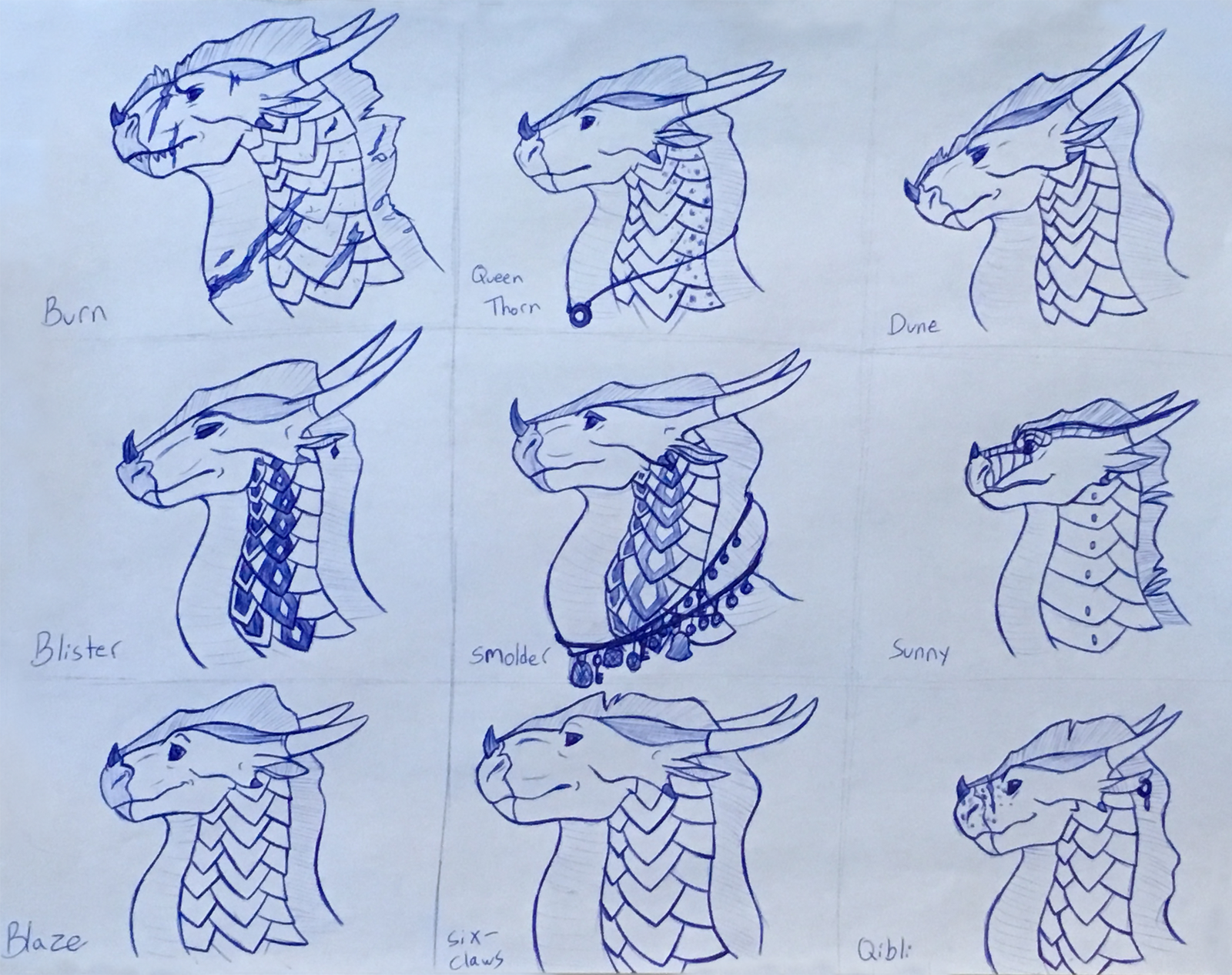 Sandwing Patterns Wings of Fire: Sandwing character studies by Iron-Zing on DeviantArt