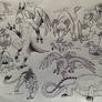 Dragon Quest Tact monster sketches #1