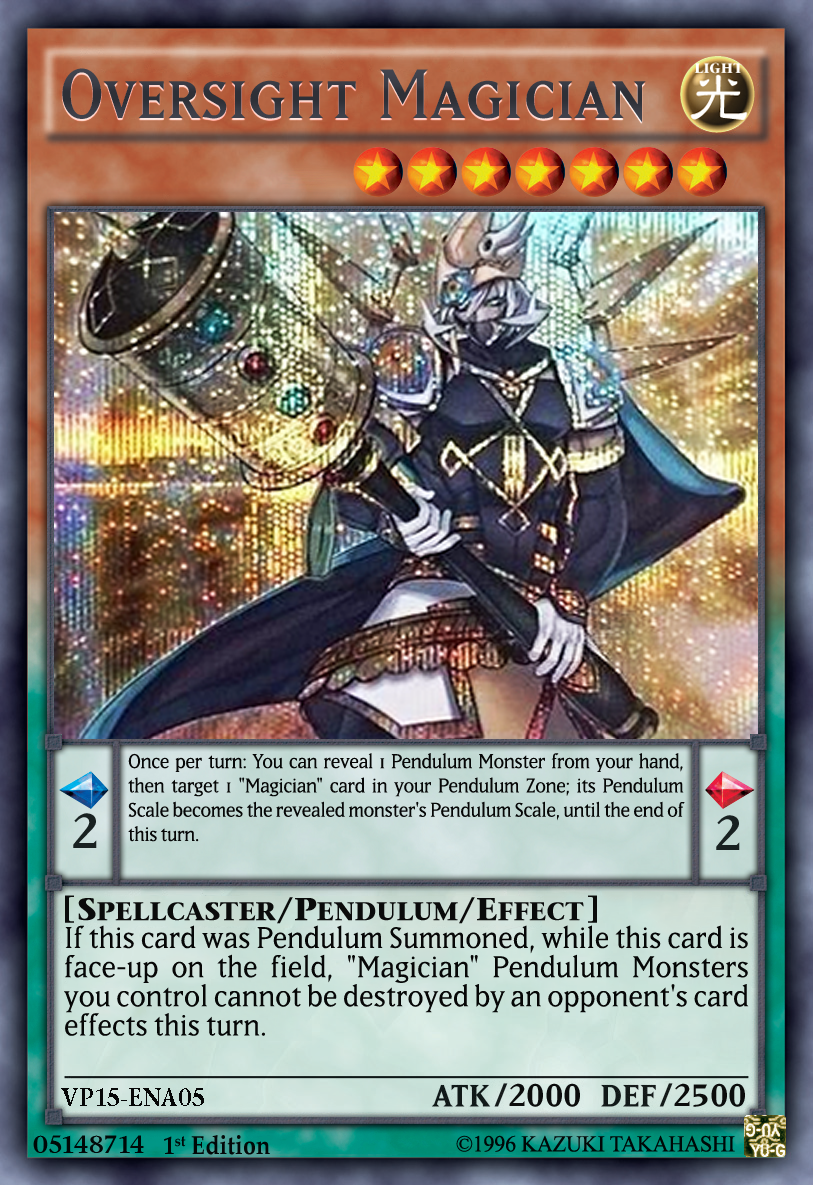 Oversight Magician Yugioh OCG