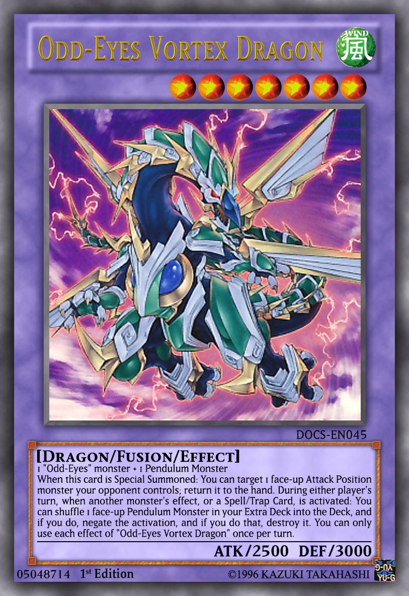 Odd-Eyes Vortex Dragon Yugioh OCG by yeidenex on DeviantArt
