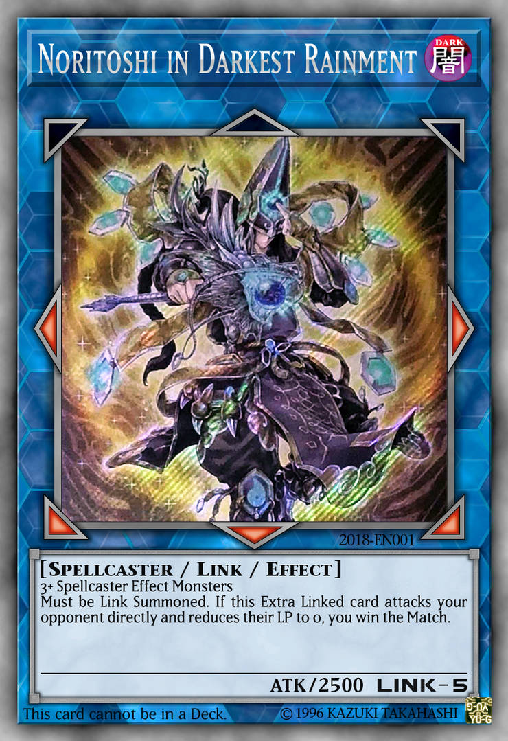 Noritoshi in Darkest Rainment Yugioh WC 2018 by yeidenex on DeviantArt