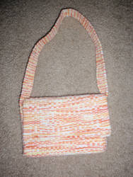 Woven Orange Purse