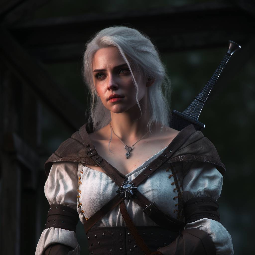 Ciri, The Witcher by IvizianMedia on DeviantArt