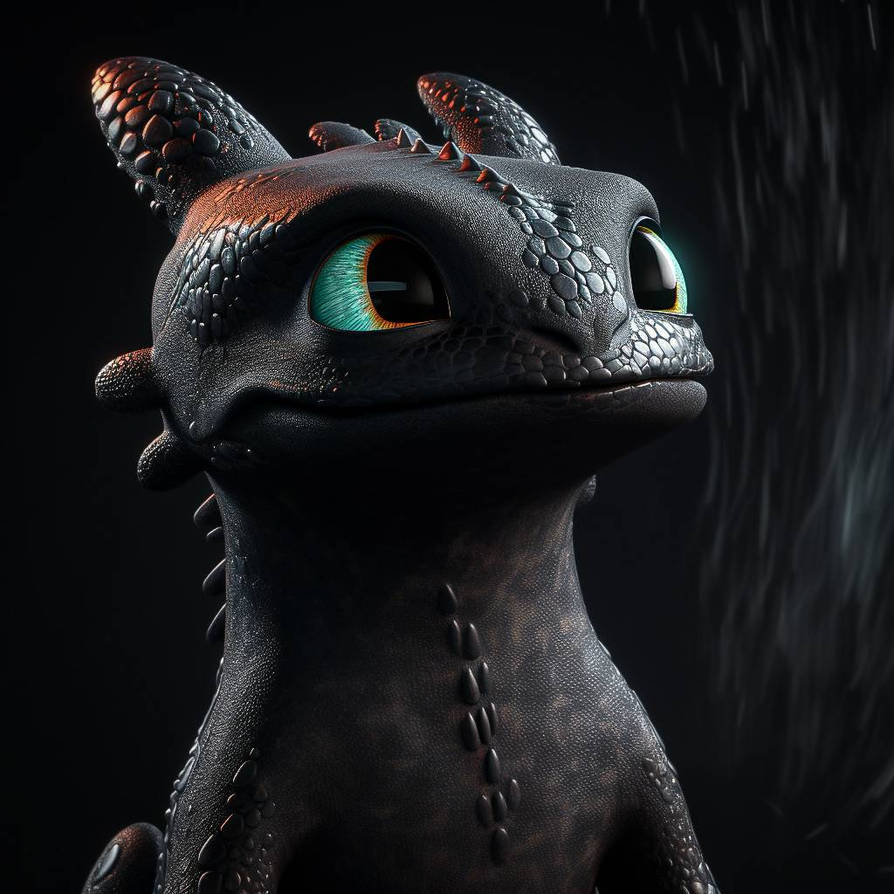 Toothless, How to Train Your Dragon by IvizianMedia on DeviantArt