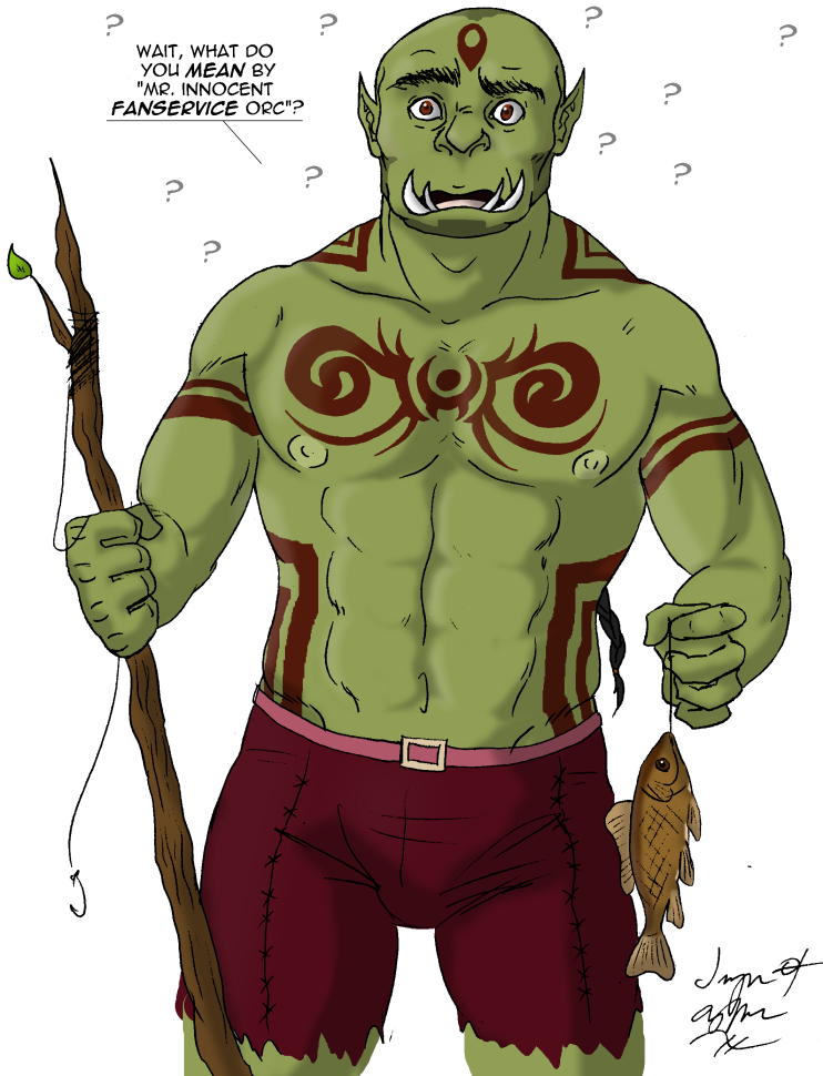 Rets'nis the Innocent Fanservice Orc