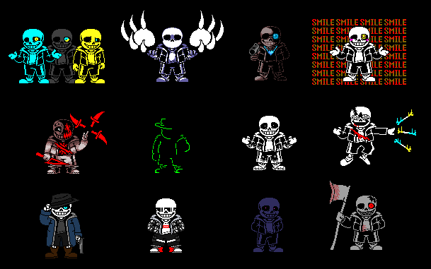 Ink!Sans battle sprite by GeorgTime on DeviantArt