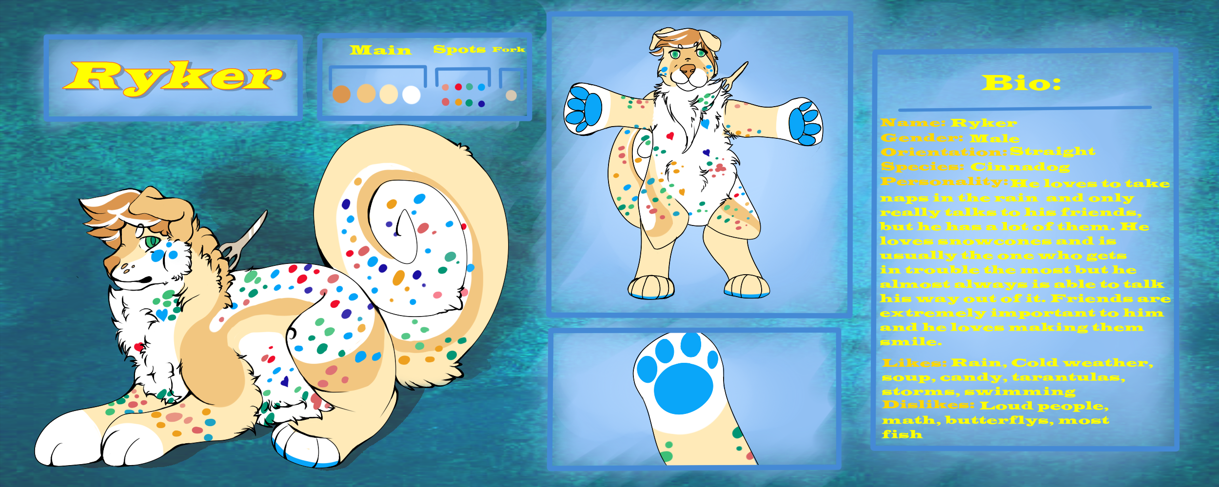 Ryker Ref Sheet Commission 2/2