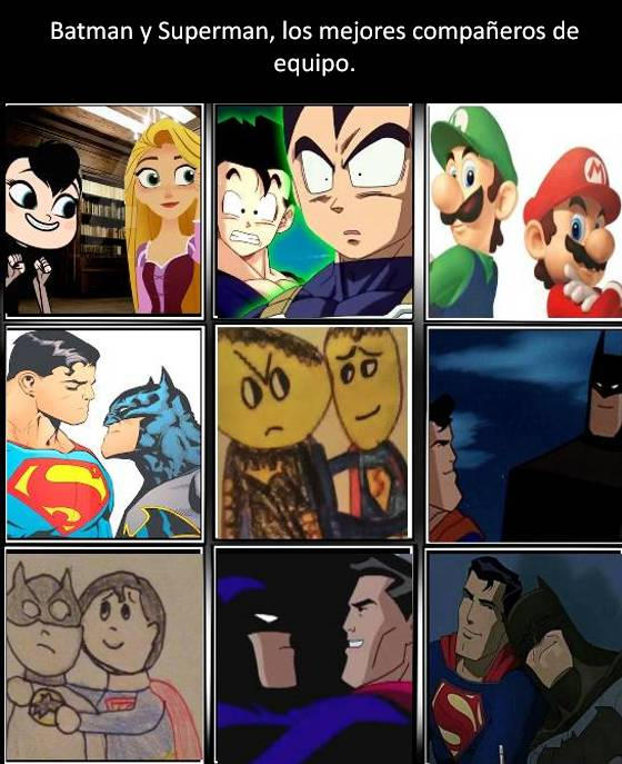 Batman and Superman meme art but it's in Spanish by isacbatman03 on  DeviantArt