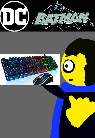 Batman Typing Computer Batman: new keyboard and mouse by isacbatman03 on DeviantArt