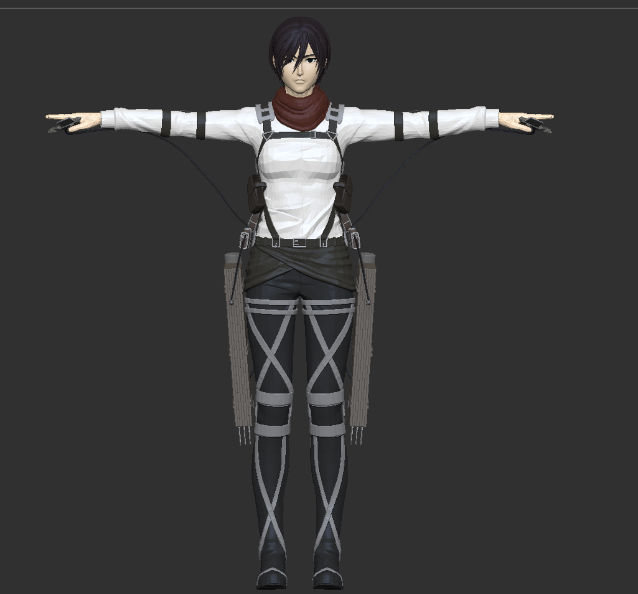 Himeno CHAINSAW MAN 3D model rigged